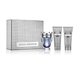 Set cadou Paco Rabanne Invictus, apa de toaleta 100ml + aftershave 100ml + gel de dus 100ml