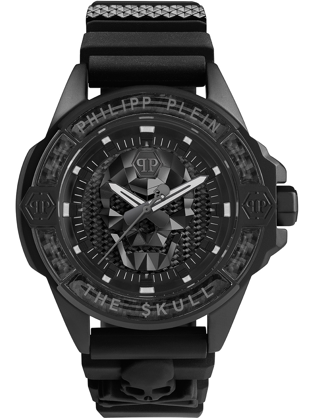 Philipp Plein PWAAA2022 The $kull Carbon Fiber 44mm 5ATM