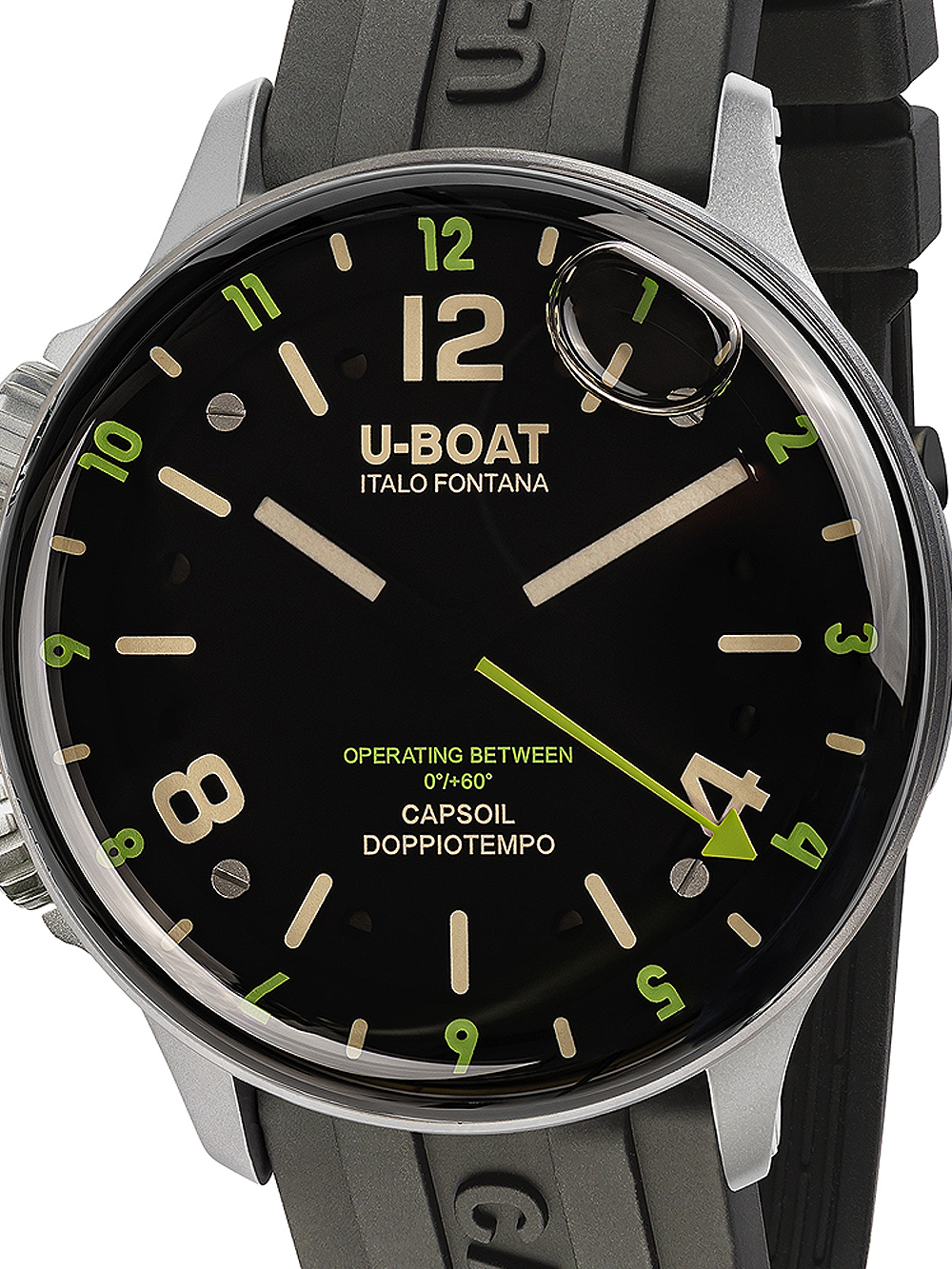 U-Boat 8838/A Capsoil Doppiotempo SS GMT 45mm 10ATM