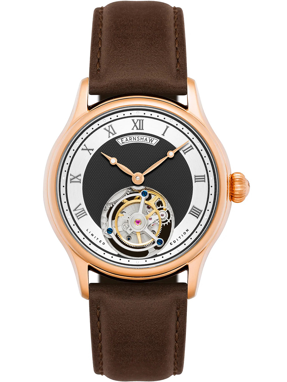 Thomas Earnshaw ES-8213-03 Palmerston Tourbillon Skeleton Mens Watch