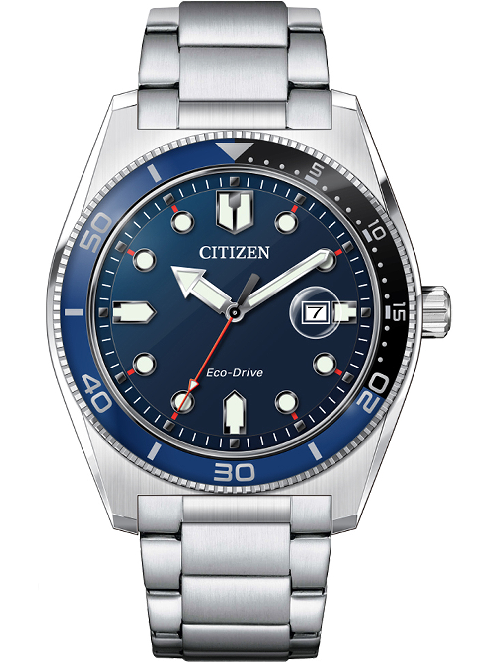 Citizen AW1761-89L Eco-Drive Sport Mens Watch 43mm 10ATM