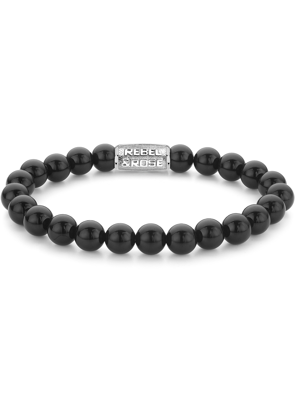 Rebel & Rose Bracelet Black Velvet RR-80089-S-L+ mens