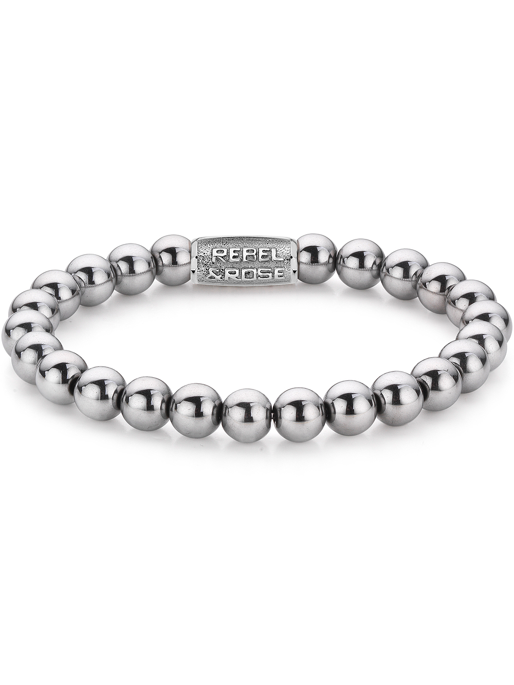 Rebel & Rose Bracelet Silver Shine RR-8DV01-S-M mens