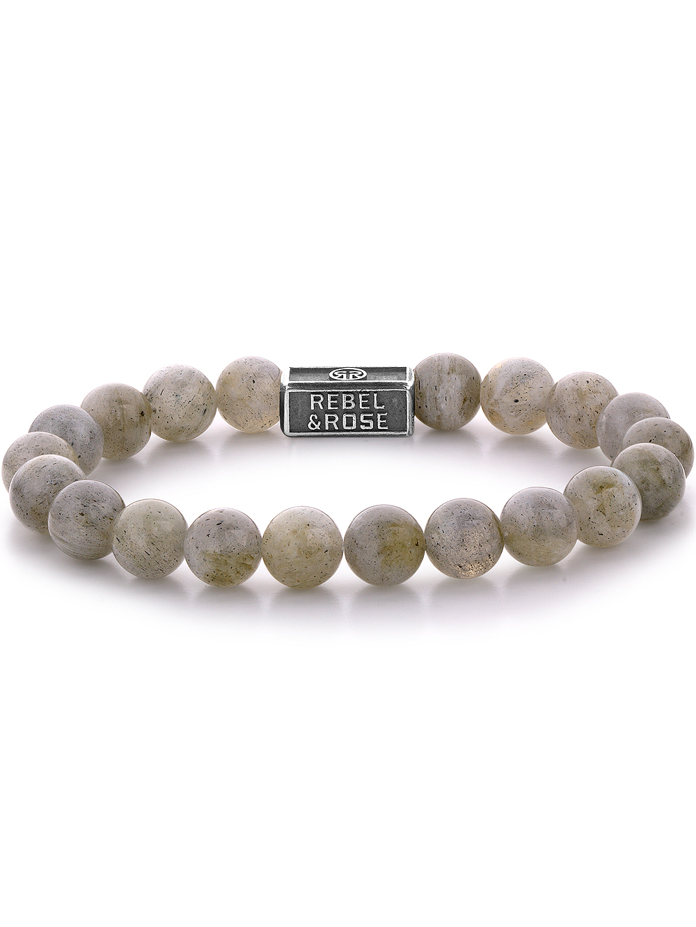 Rebel & Rose Bracelet Labradorite Shield 925 RR-8S005-S-L mens