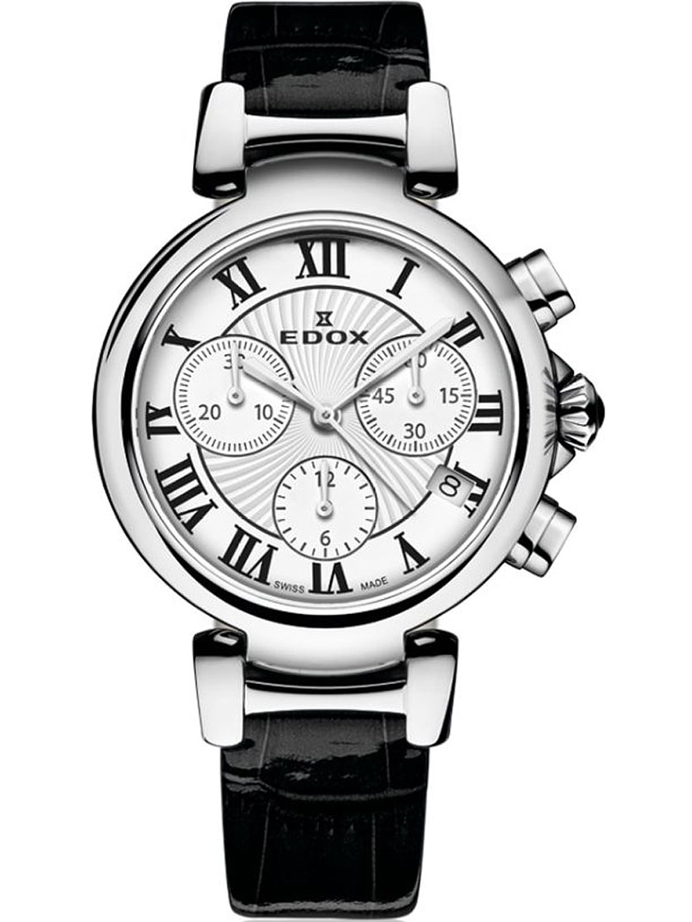 Edox 10220-3C-AR LaPassion Chronograph Ladies Watch 35mm 5ATM