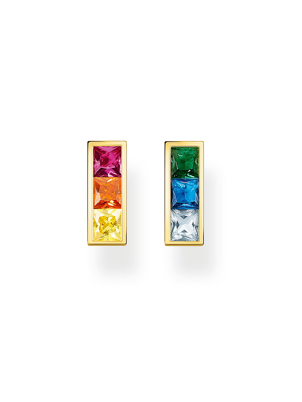 Thomas Sabo Ear Studs Stone Rainbow H2250-996-7