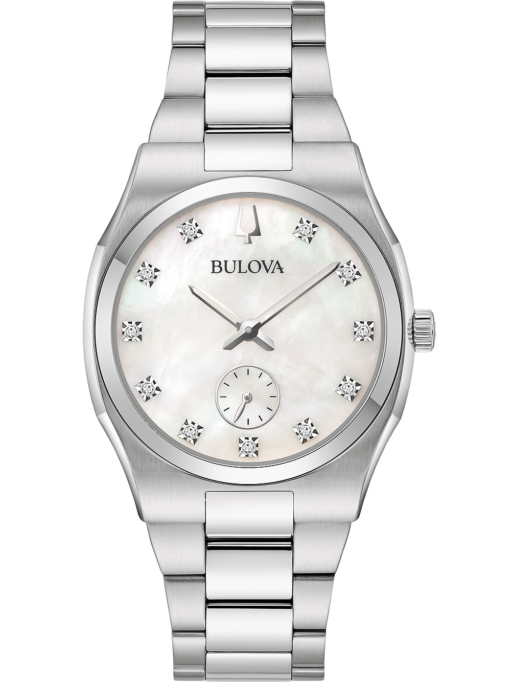 Bulova 96P242 Surveyor Ladies Watch 34mm 3ATM