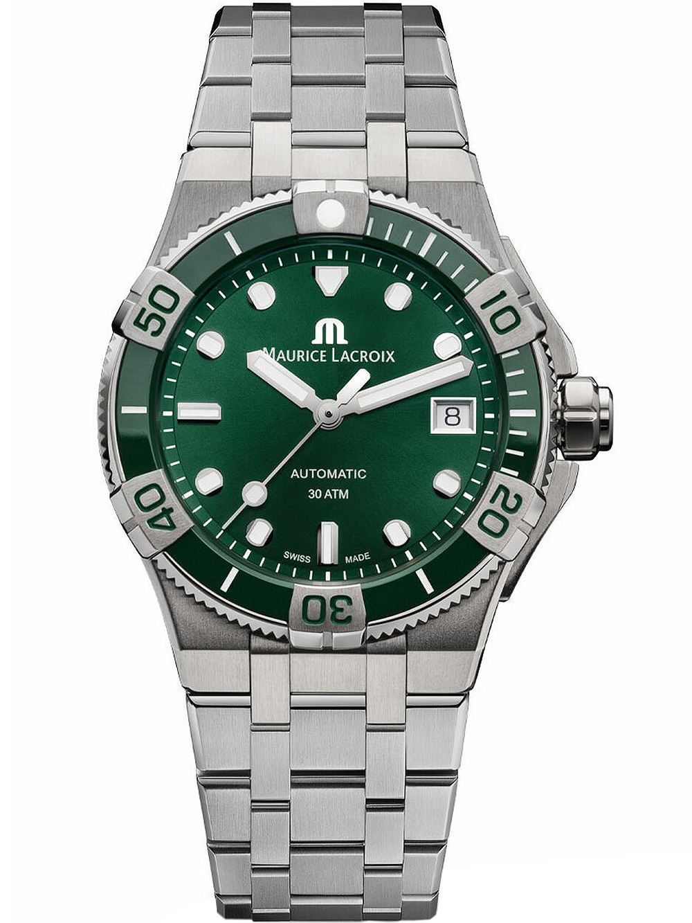 Maurice Lacroix AI6057-SSL5F-630-D Aikon Automatic Venturer Mens Watch 38mm 30ATM