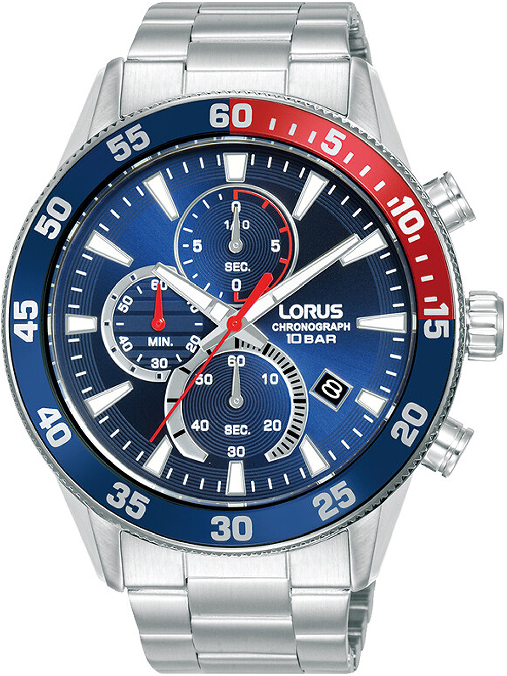 Lorus RM325JX9 Chronograph Mens Watch 46mm 10ATM