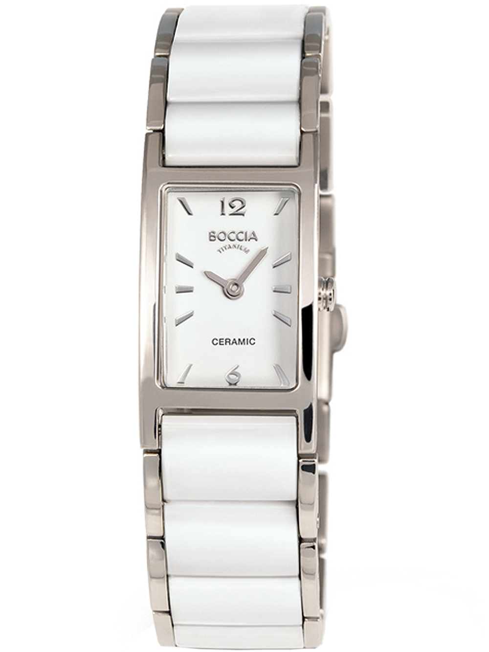 Boccia 3201-01 ladies watch ceramic titanium 19mm 5ATM