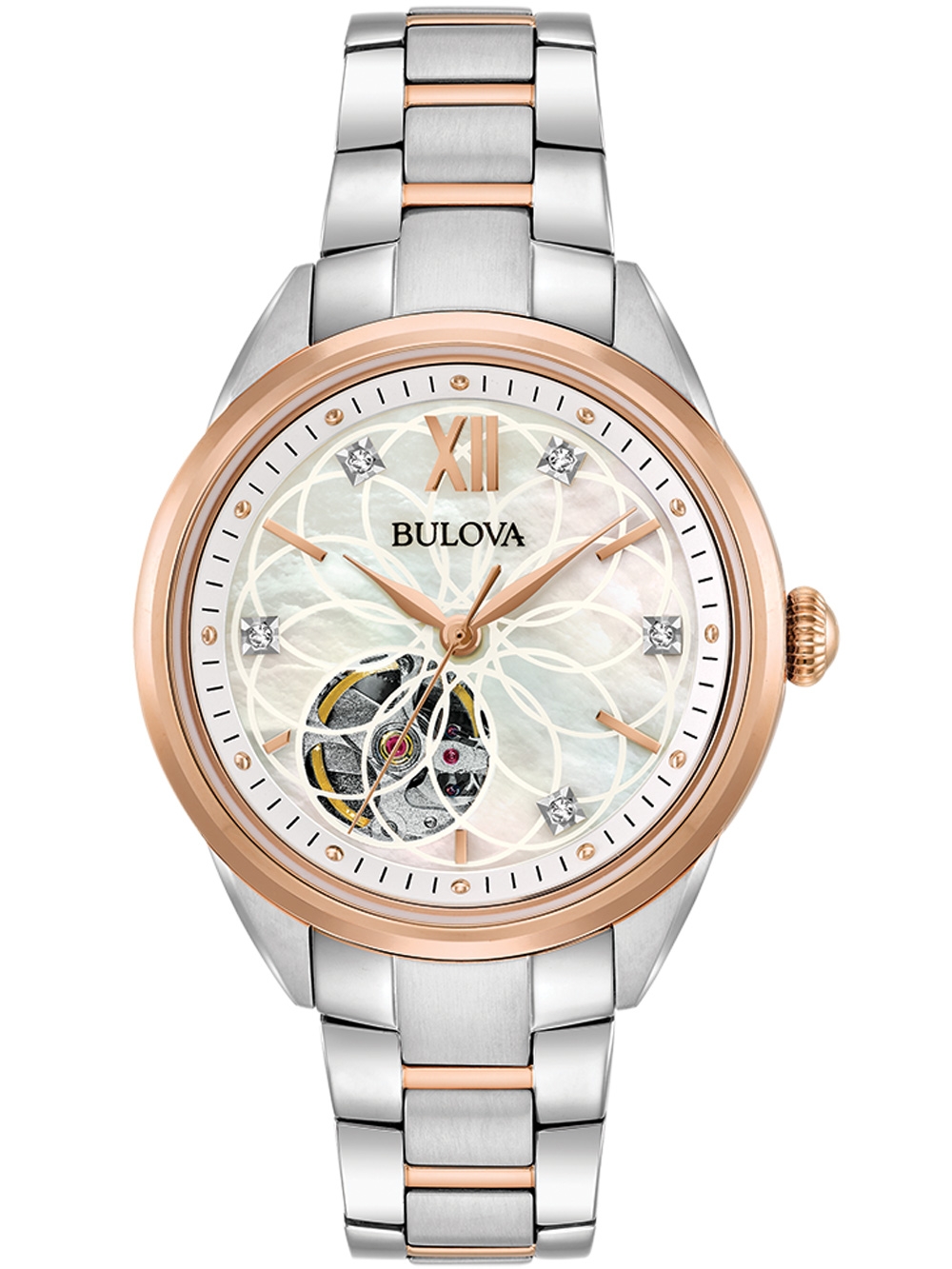 Bulova 98P170 Classic Automatic Ladies 34mm 3ATM