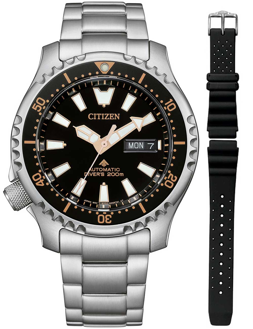 Citizen NY0160-66EE Mens Watch Promaster Marine Fugo Day-Date Automatic 42mm 20ATM 