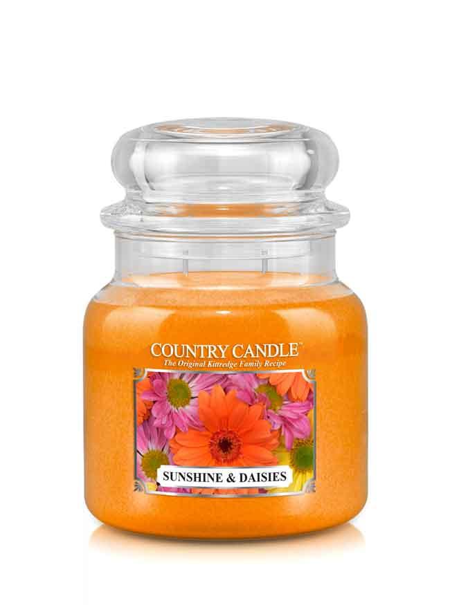 Lumanare Country Candle Sunshine & Daisies lumanare parfumata medie 2 fitil (453 g)