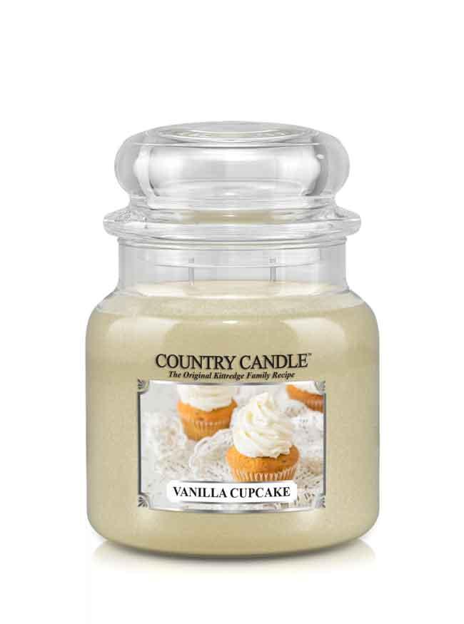 Lumanare Country Candle Vanilla Cupcake Lumanare parfumata medie cu 2 fitiluri (453 g)