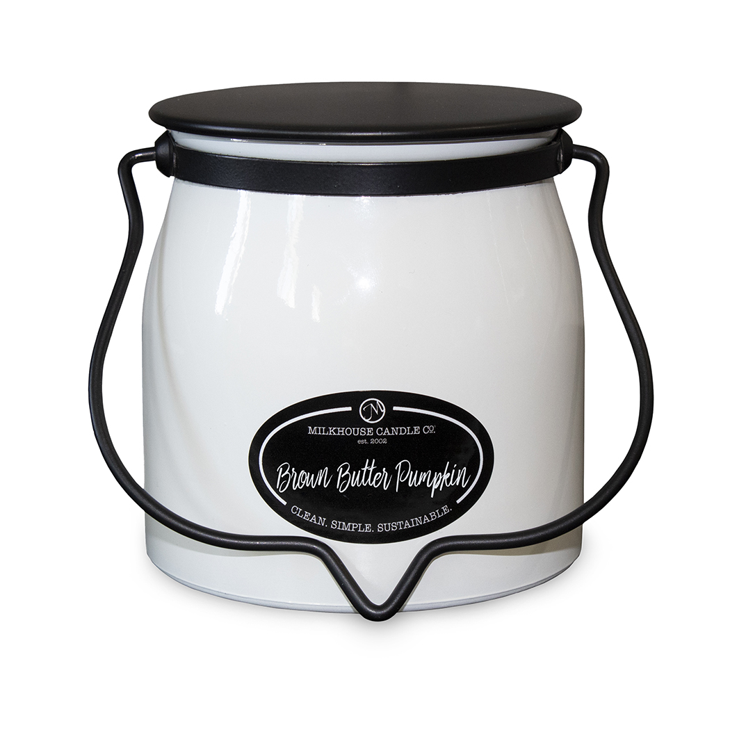 MILKHOUSE CANDLE Lumanare cu parfum de dovleac unt maro BORCAL DE UT 2 fitil (454 g)