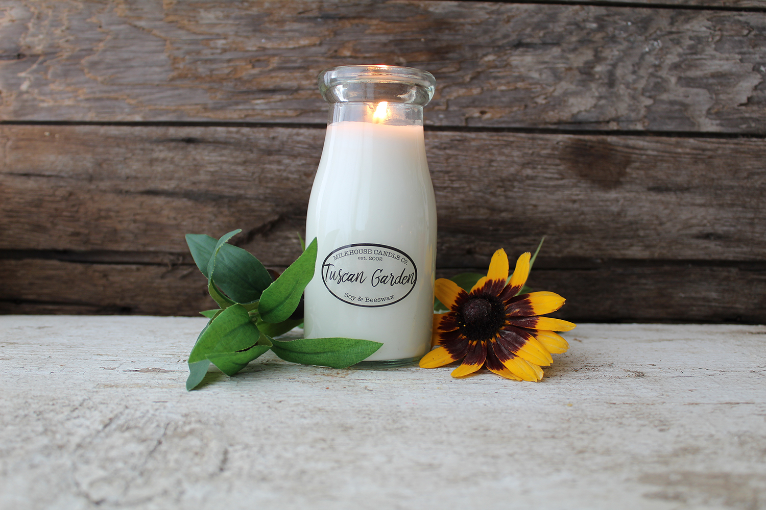 MILKHOUSE CANDLE Lumanare parfumata Tuscan Garden MILKBOTTLE (227 g)