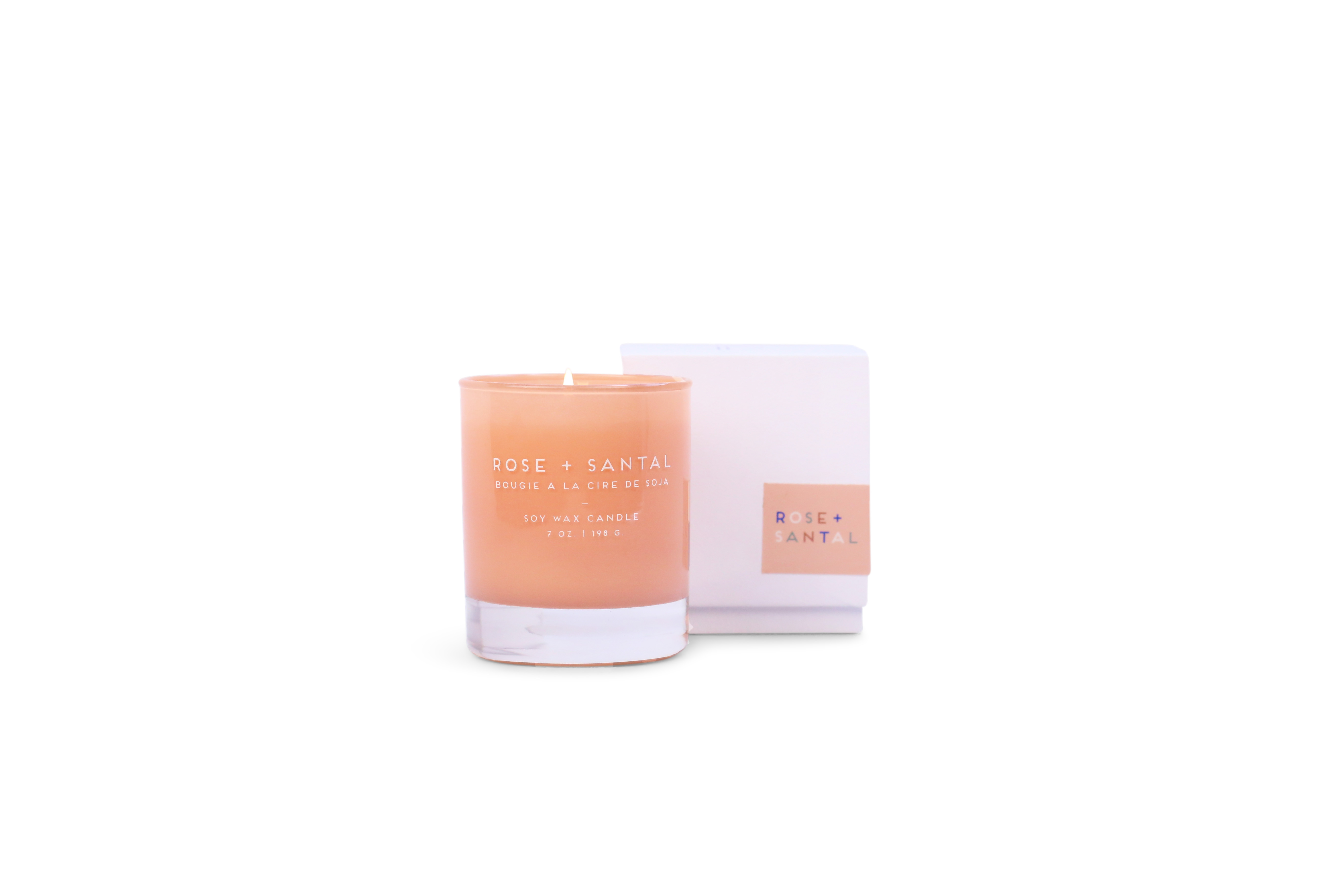 Lumânare parfumată Paddywax STATEMENT ROSE + SANTAL în cutie cadou (7oz / 198g)