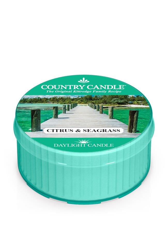 Lumanare Country Candle Lumanare parfumata cu citrice si iarba de mare (35 g)