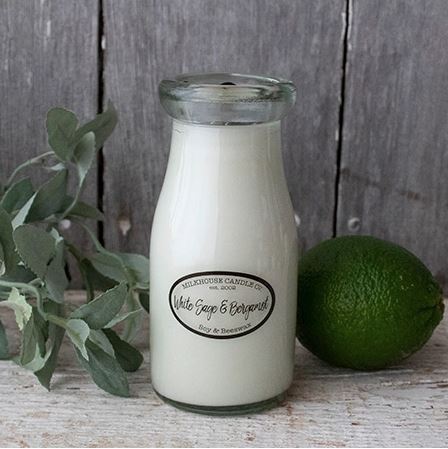 MILKHOUSE CANDLE Lumanare cu parfum de salvie alba si bergamota MILKBOTTLE (227 g)