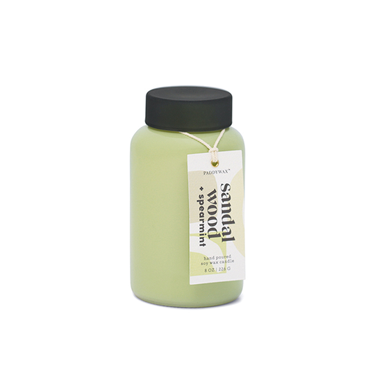 Lumanare parfumata cu lemn de santal si menta Paddywax Lolli (226 g)