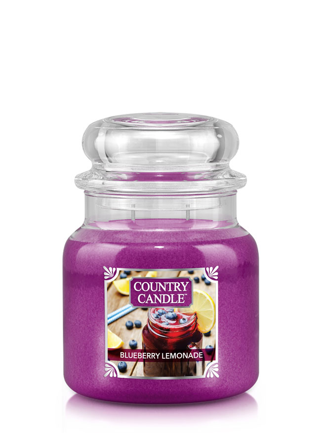 Lumanare Country Candle Blueberry Limonade Lumanare parfumata medie cu 2 fitiluri (453 g)