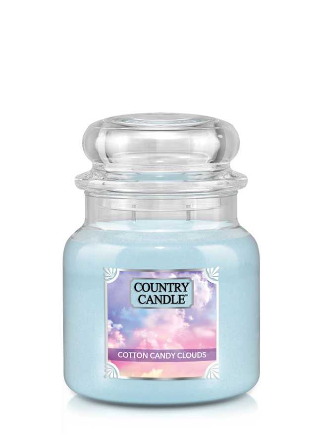 Lumanare Country Cotton Candy Clouds Lumanare parfumata medie cu 2 fitiluri (453 g)