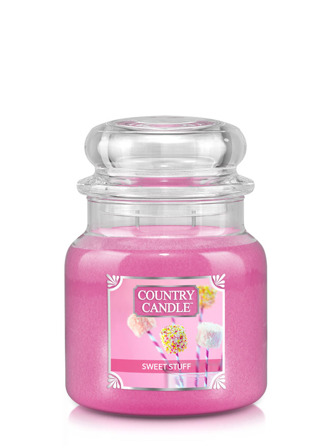 Lumânare Country Candle Sweet Stuff lumânare parfumată medie cu 2 fitiluri (453 g)