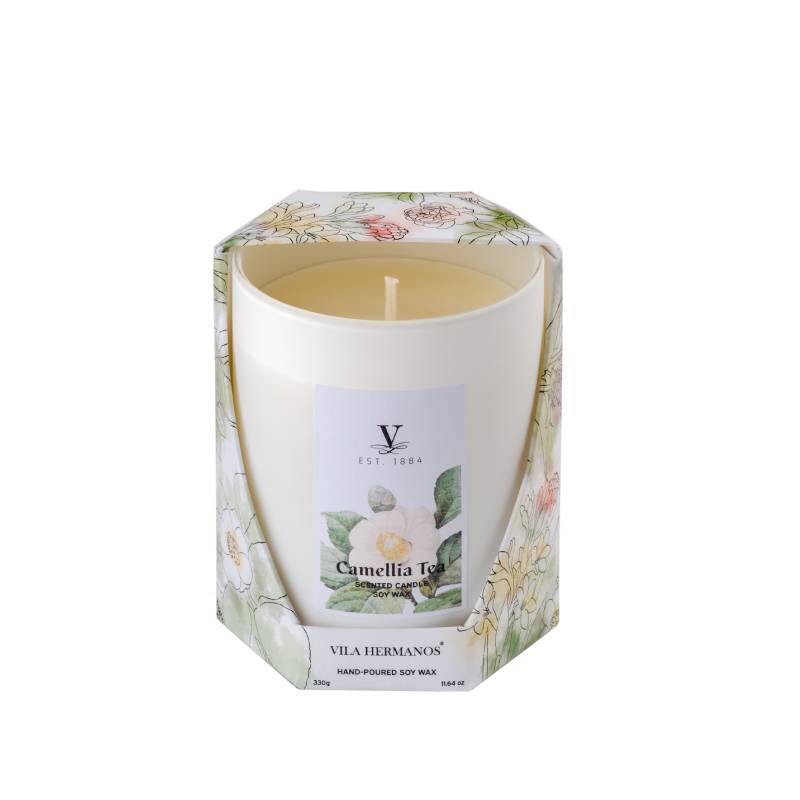 Lumanare parfumata Vila Hermanos Flowers Camellia Tea 330g