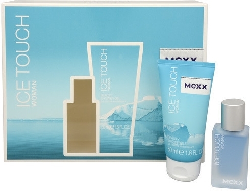 Set cadou Mexx Ice Touch Woman 2014, apa de toaleta 15ml + gel de dus 50ml