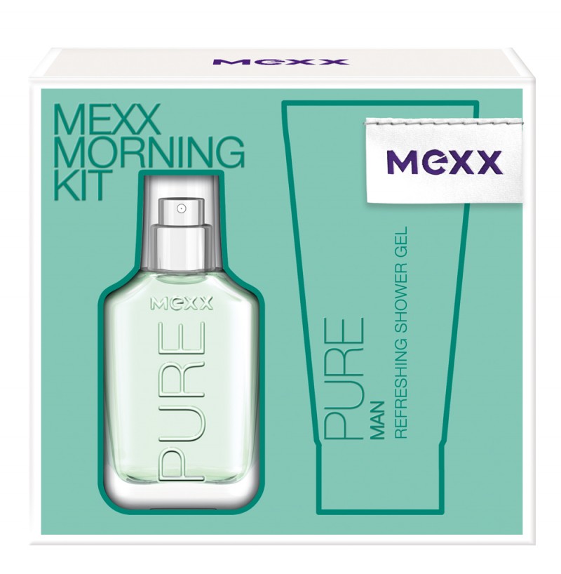 Set cadou Mexx Pure for Men, apa de toaleta 30ml + gel de dus 50ml