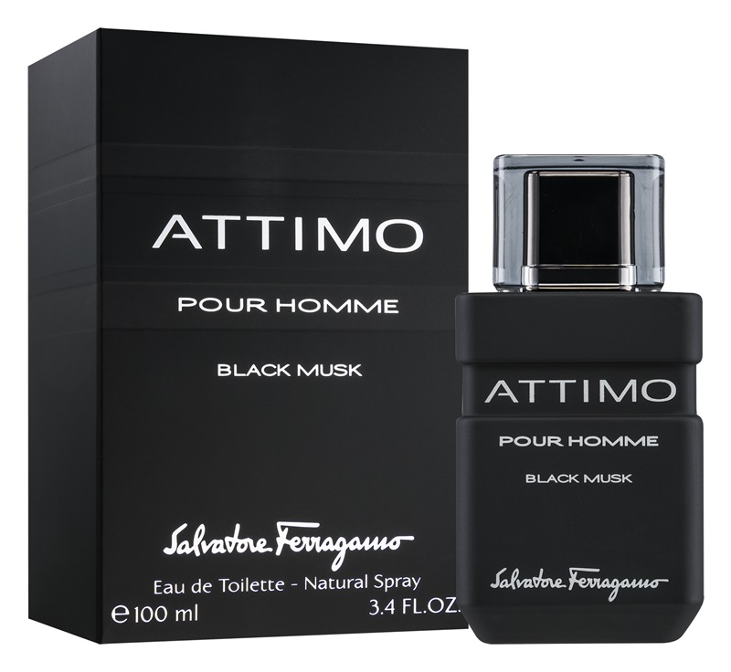 Apa de toaletă Salvatore Ferragamo Attimo Black Musk pour Homme